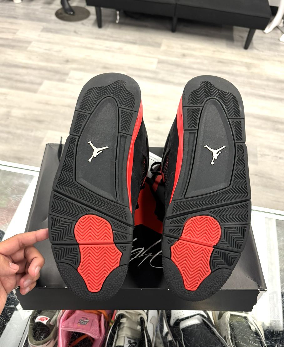 確実正規品 AIRJORDAN4 REDTHUNDER 27cm Air Jordan 4 Retro Red Thunder — Sneaker Sapphire